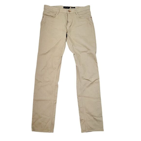 Massimo Dutti Casual Fit Pants Tan Colour Size: 31 - Picture 1 of 10